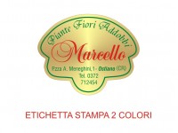 Etichette adesive per fioristi, fiorai e vivaisti (mm 39x31)  (cod.82G)